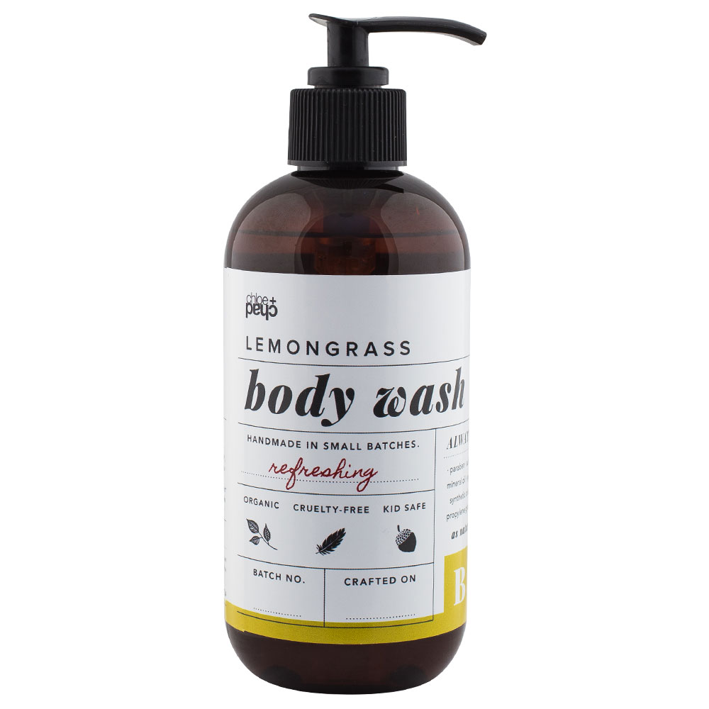 Mens Home Spa Chloe and Chad Lemongrass Body Wash 8