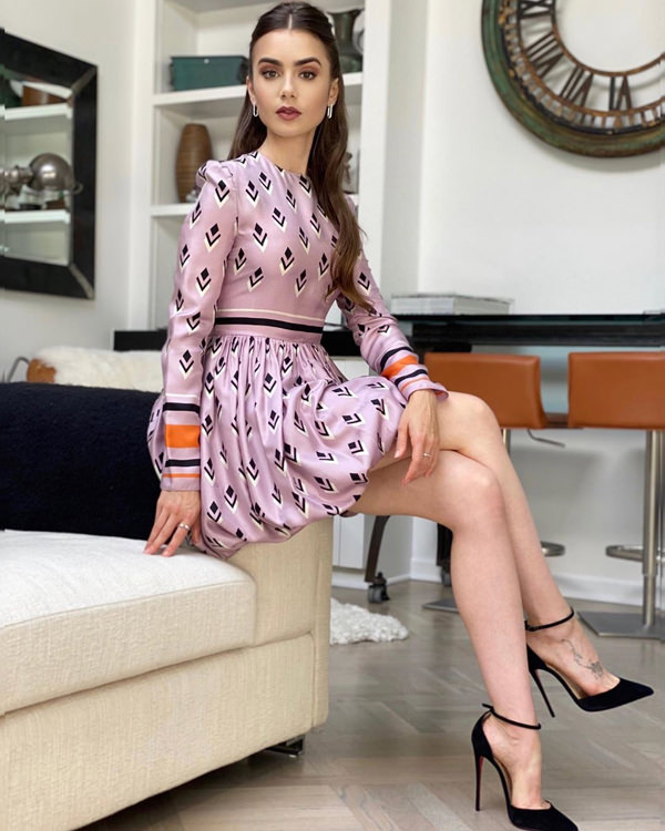 Lily Collins — image courtesy of Tom + Lorenzo