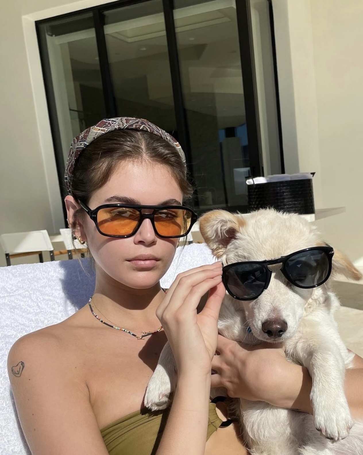 Summer 2021 Sunglasses Editor Picks 14 Kaia Gerber — image courtesy of @lexxola on Instagram