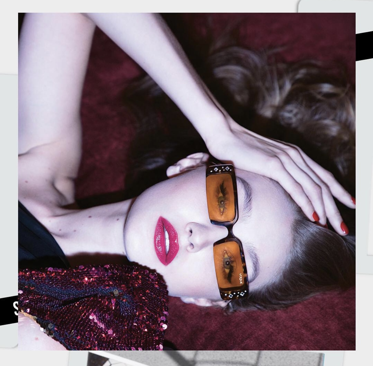 Summer 2021 Sunglasses Editor Picks 2 Section Header — image courtesy of @vogueeyewear on Instagram