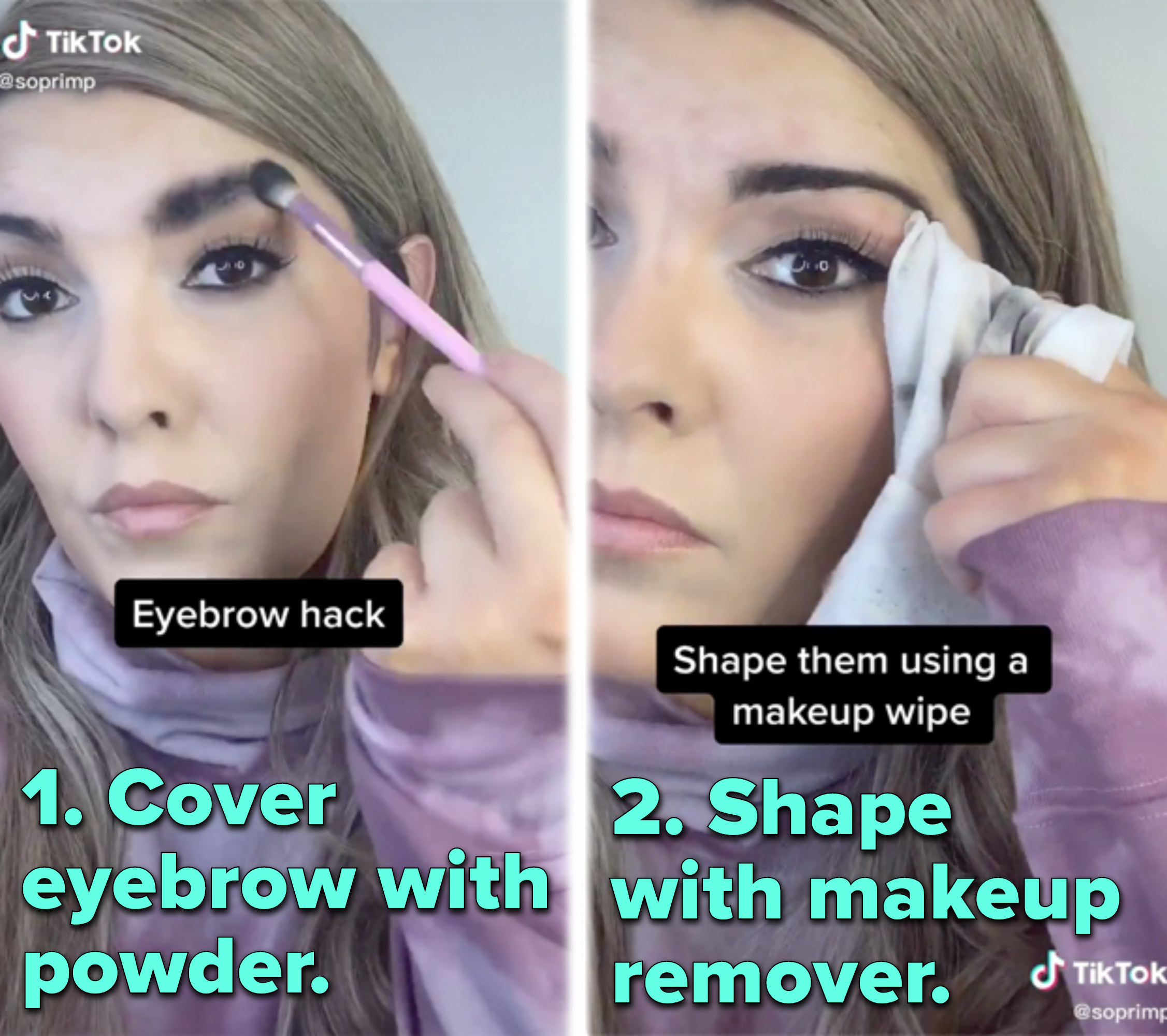 TikTok Makeup hack buzzfeed — image courtesy of buzzfeedd.com