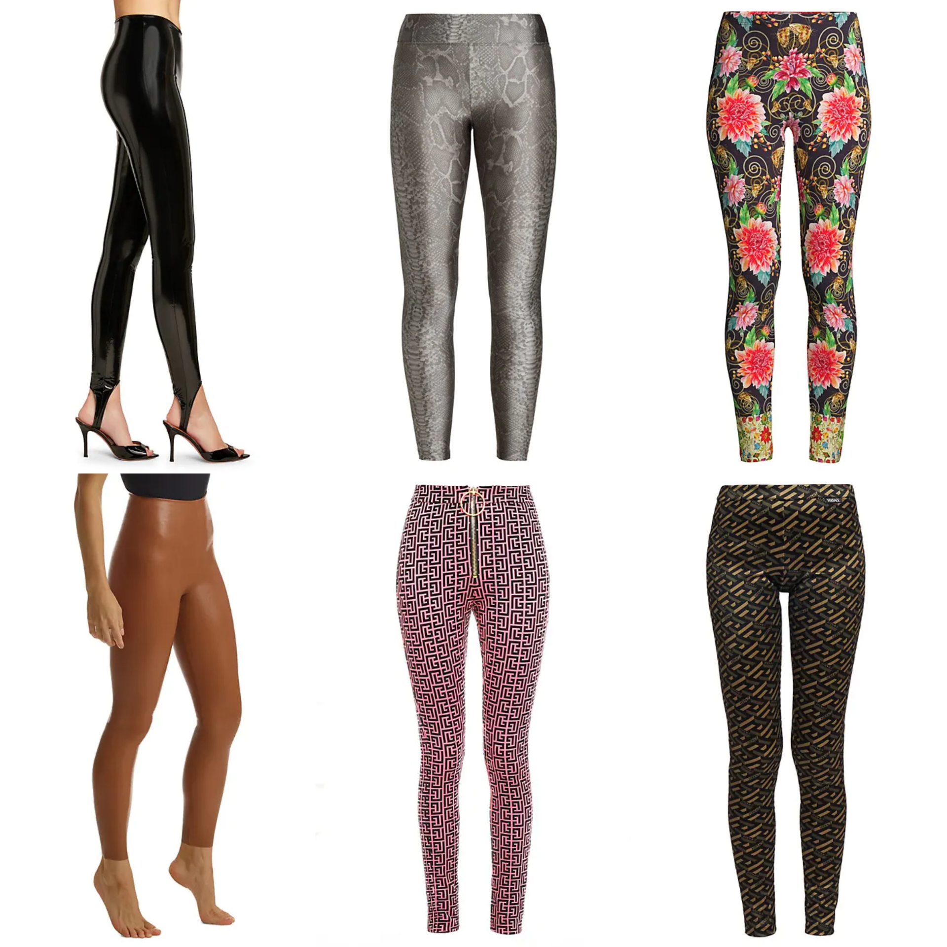 Prefall 2021 trends 06 Eyecatching Leggings Collage