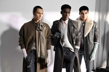 Mens Fall 2021 coats feature