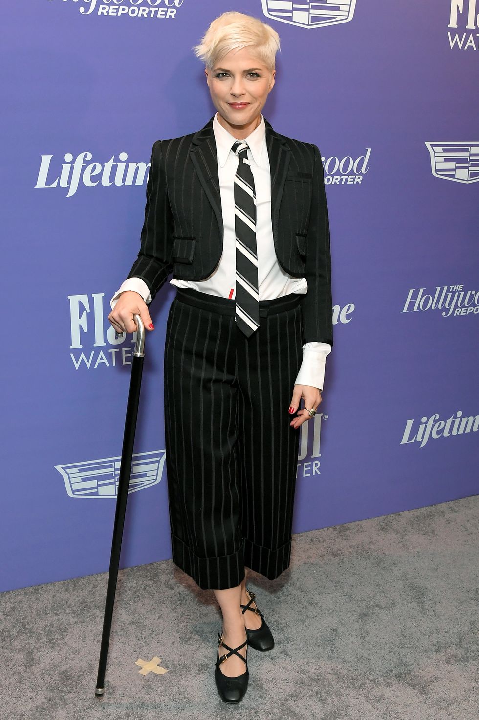 Celebrity Fashion Sightings Week December6 Selma Blair Getty — image courtesy of Getty Images