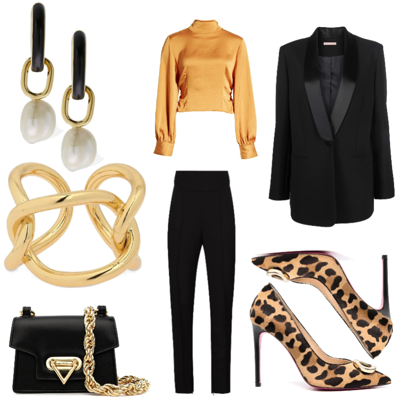 StyleOut13 2021 NYE Outfits 01 Black and Gold