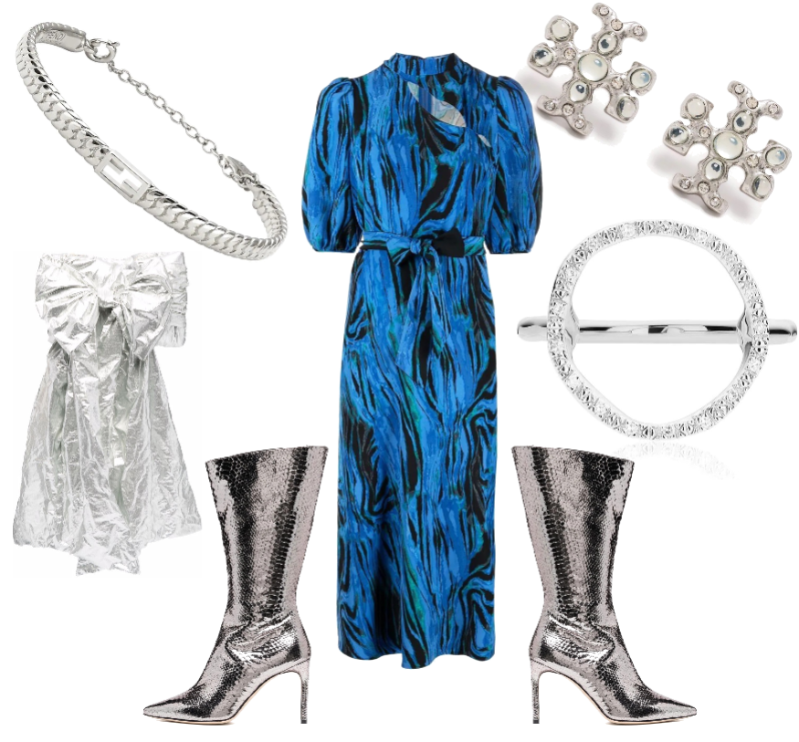 StyleOut13 2021 NYE Outfits 02 Blue and Silver
