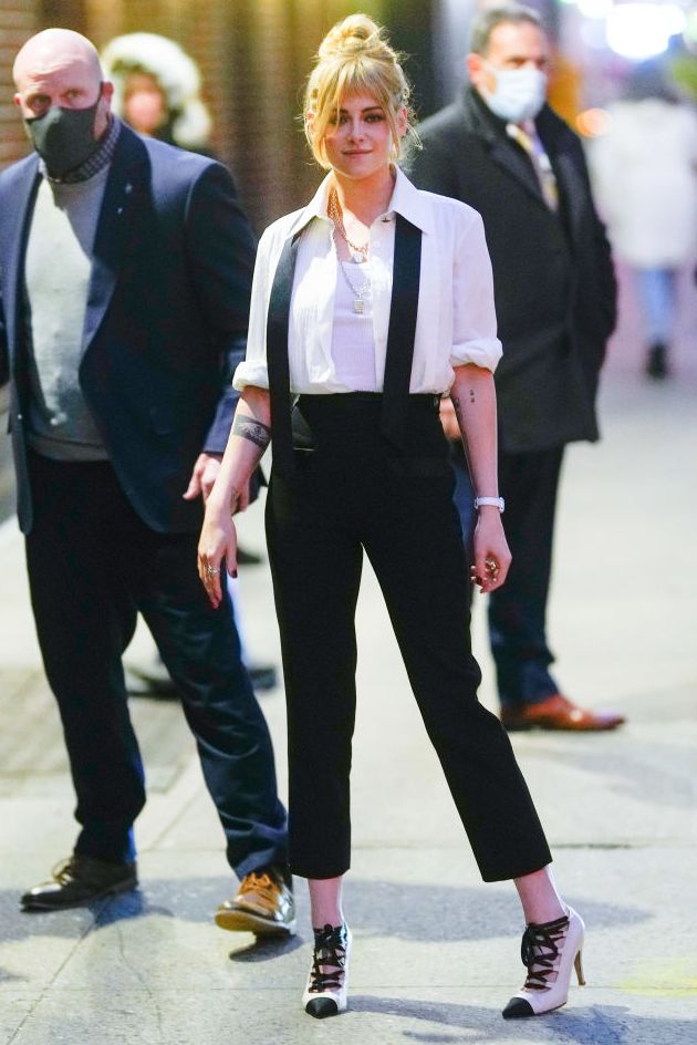 Celebrity Fashion Sightings KRisten Stewart Week January17 2022 harpersbazaar — image courtesy of harpersbazaar.com