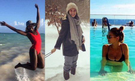 Celebrity winter getaways hellomagazine