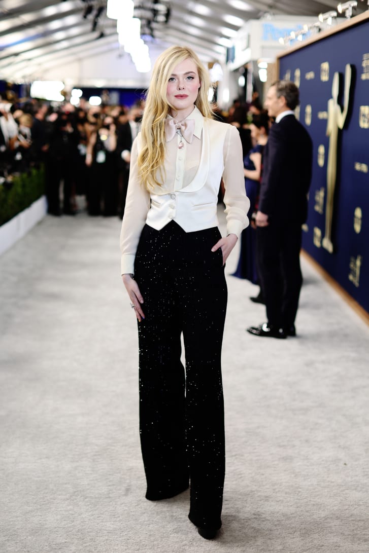 SAG Awards 2022 Elle Fanning cnn — image courtesy of cnn.com