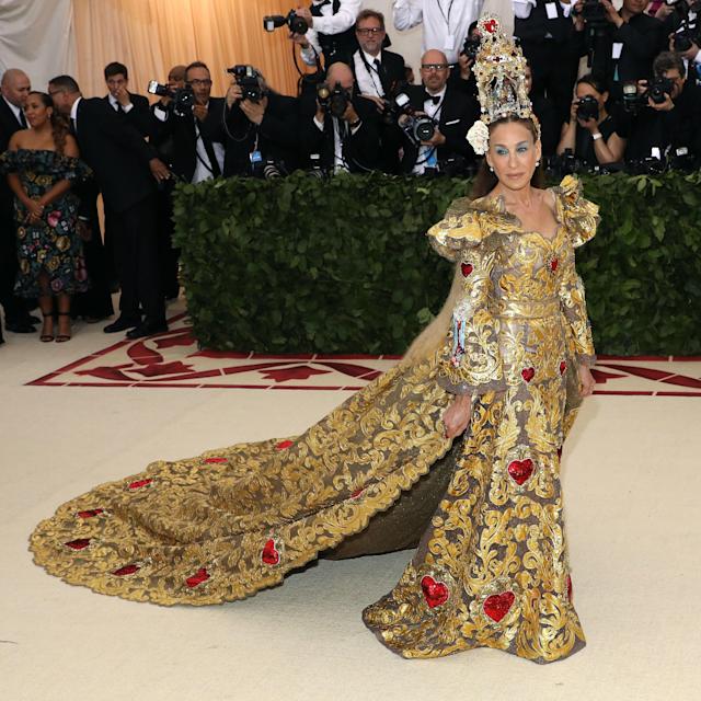 Met Gala Sarah Jessica Parker yahoo — image courtesy of yahoo.com