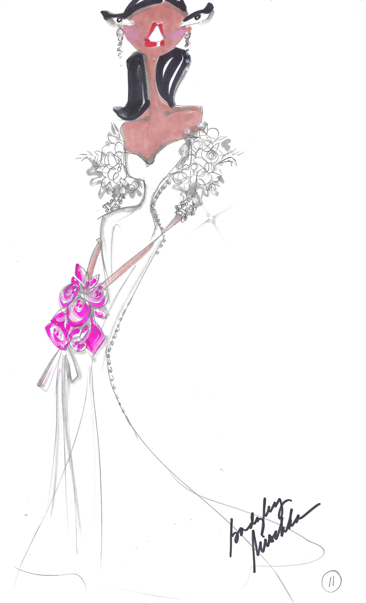 Badgley Mischka Bridal Fall 2023 TheBridalCouncil — image courtesy of thebridalcouncil.com
