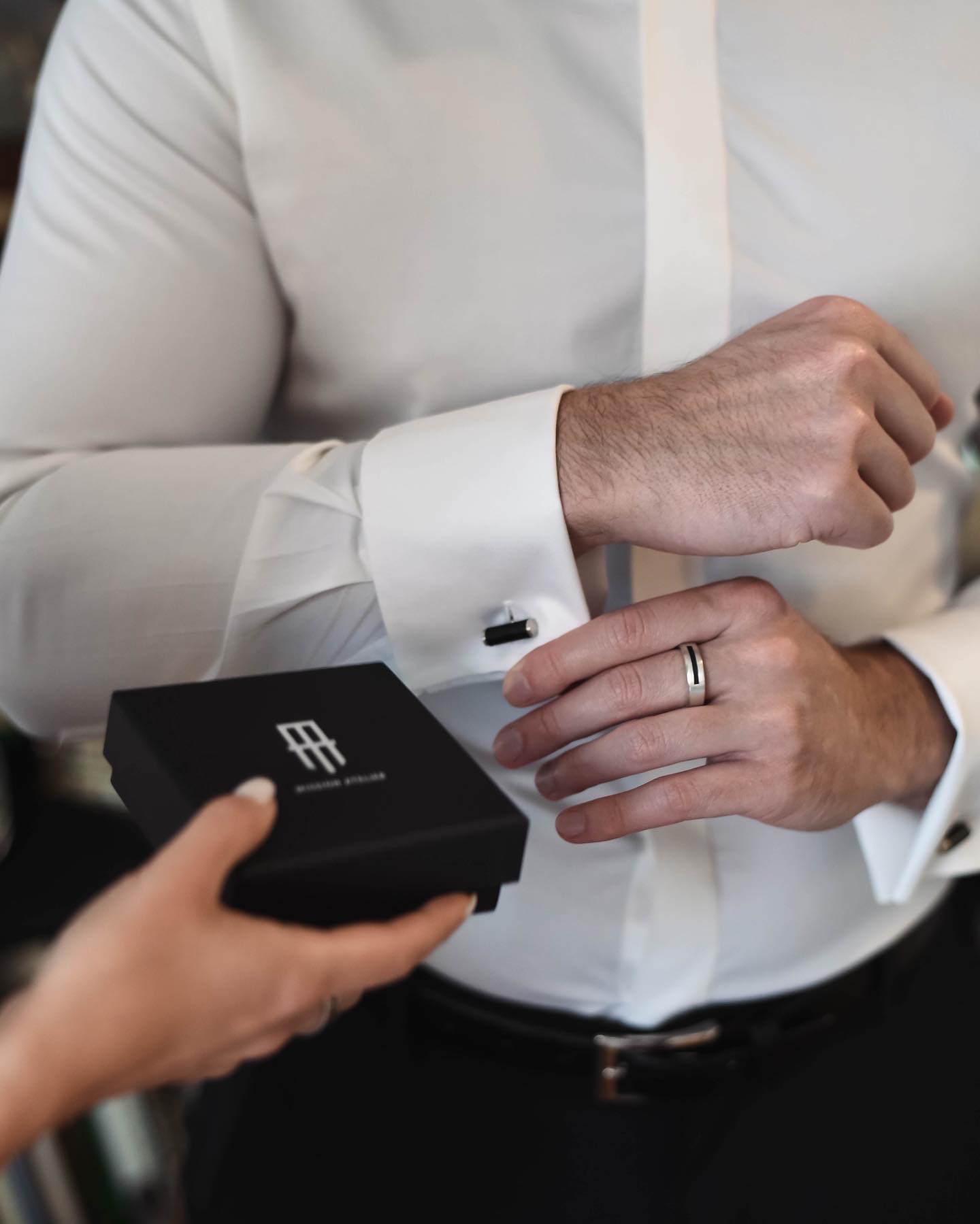 Mission Atelier cufflinks 01 — image courtesy of Atelier PR