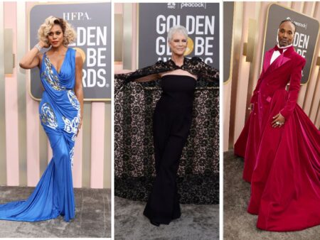2023 Golden Globes red carpet feature