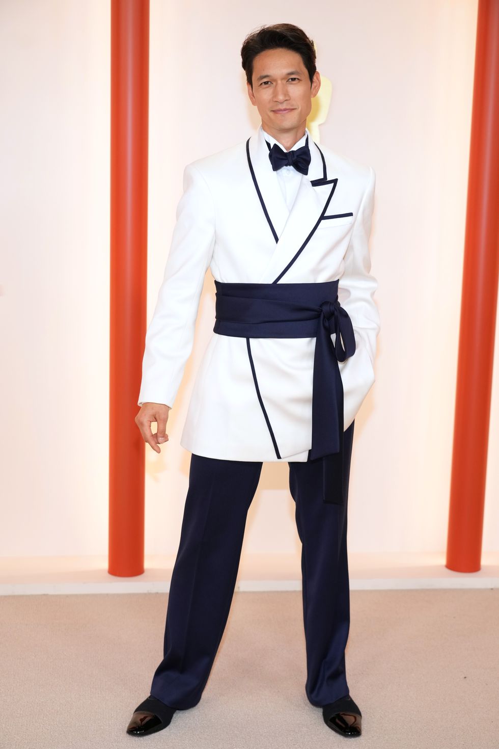 Celebrity Style Mens Oscars 2023 Harry Shum