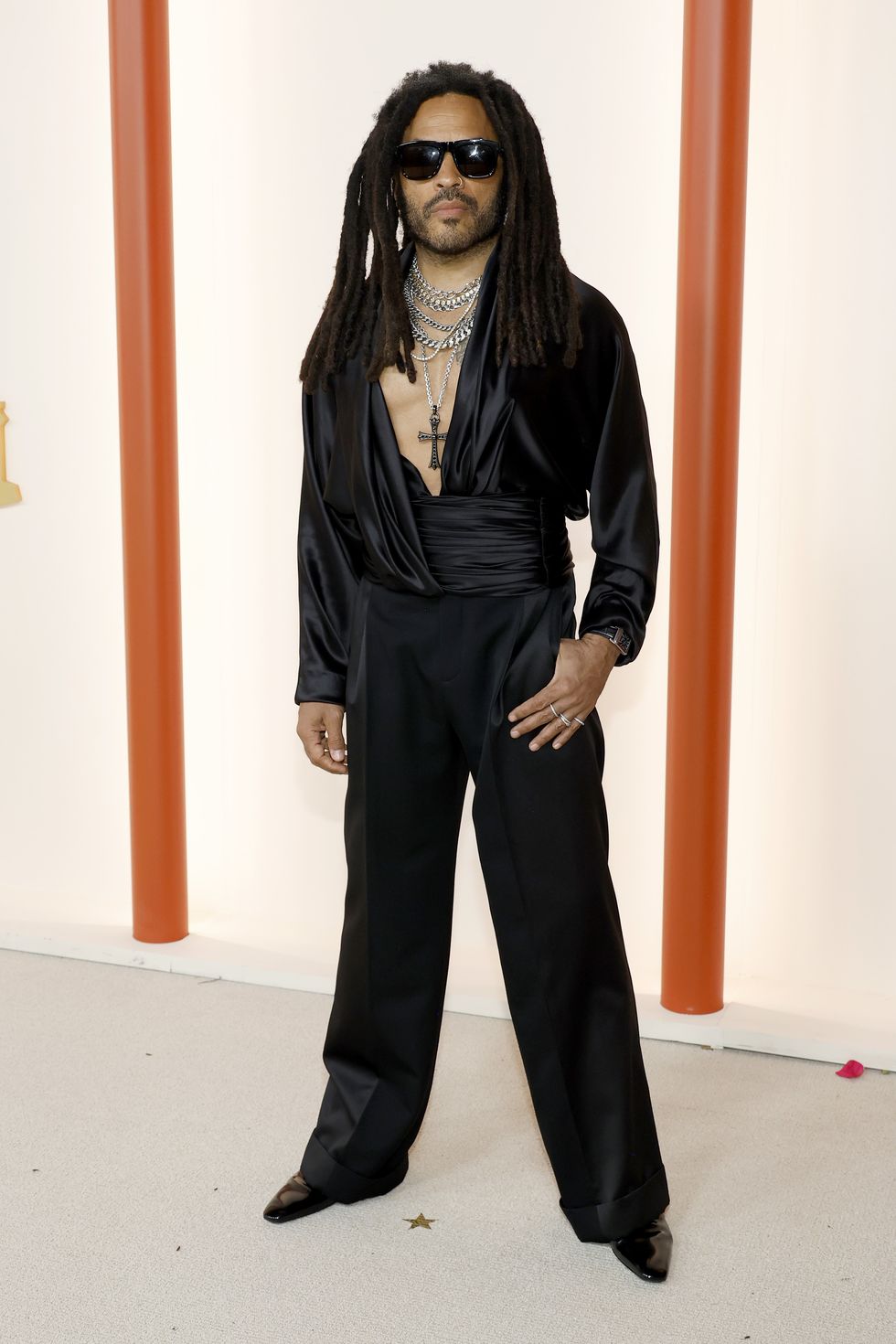 Celebrity Style Mens Oscars 2023 Lenny Kravitz
