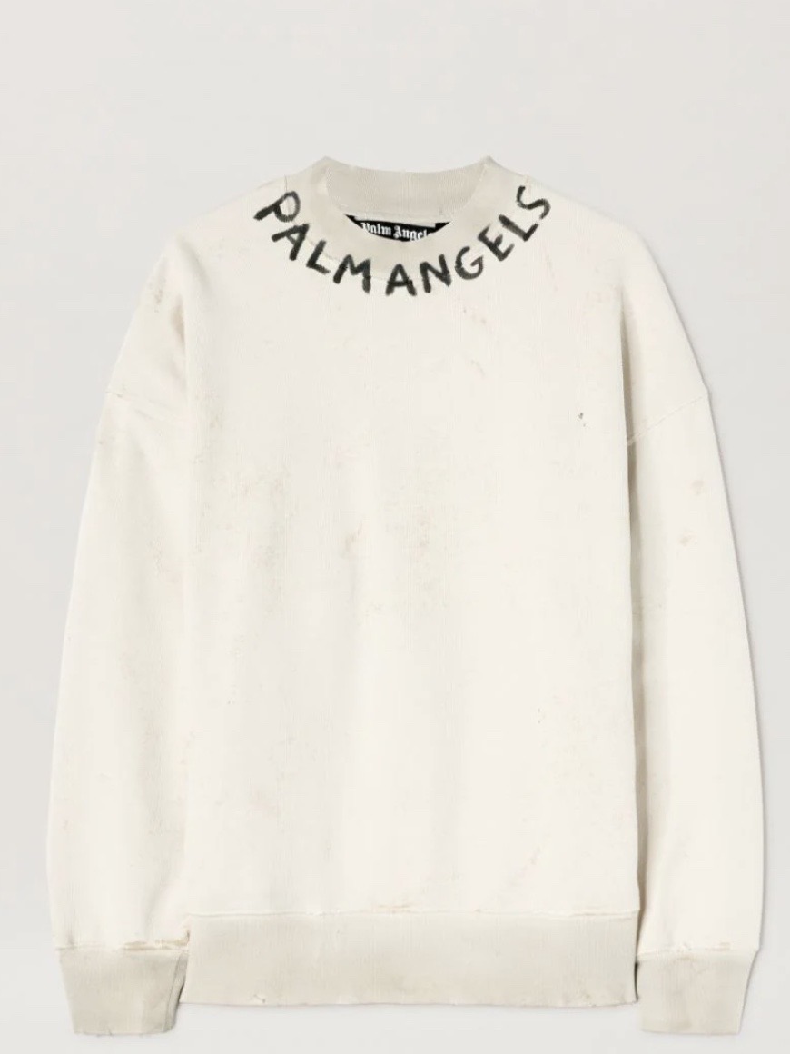 Palm Angels Logo Vintage Crewneck courtesy of palmangels.com