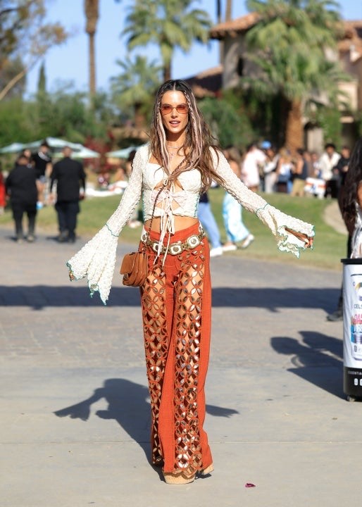 Coachella Celebrity Style Alessandra Ambrosio