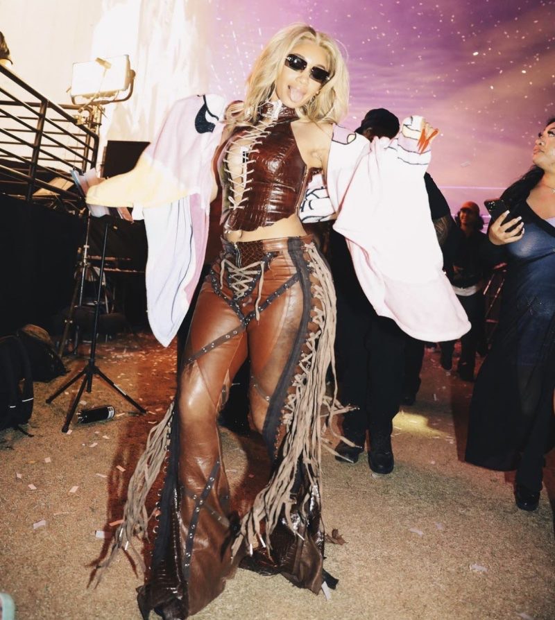 Coachella Celebrity Style Saweetie — image courtesy of vibe.com