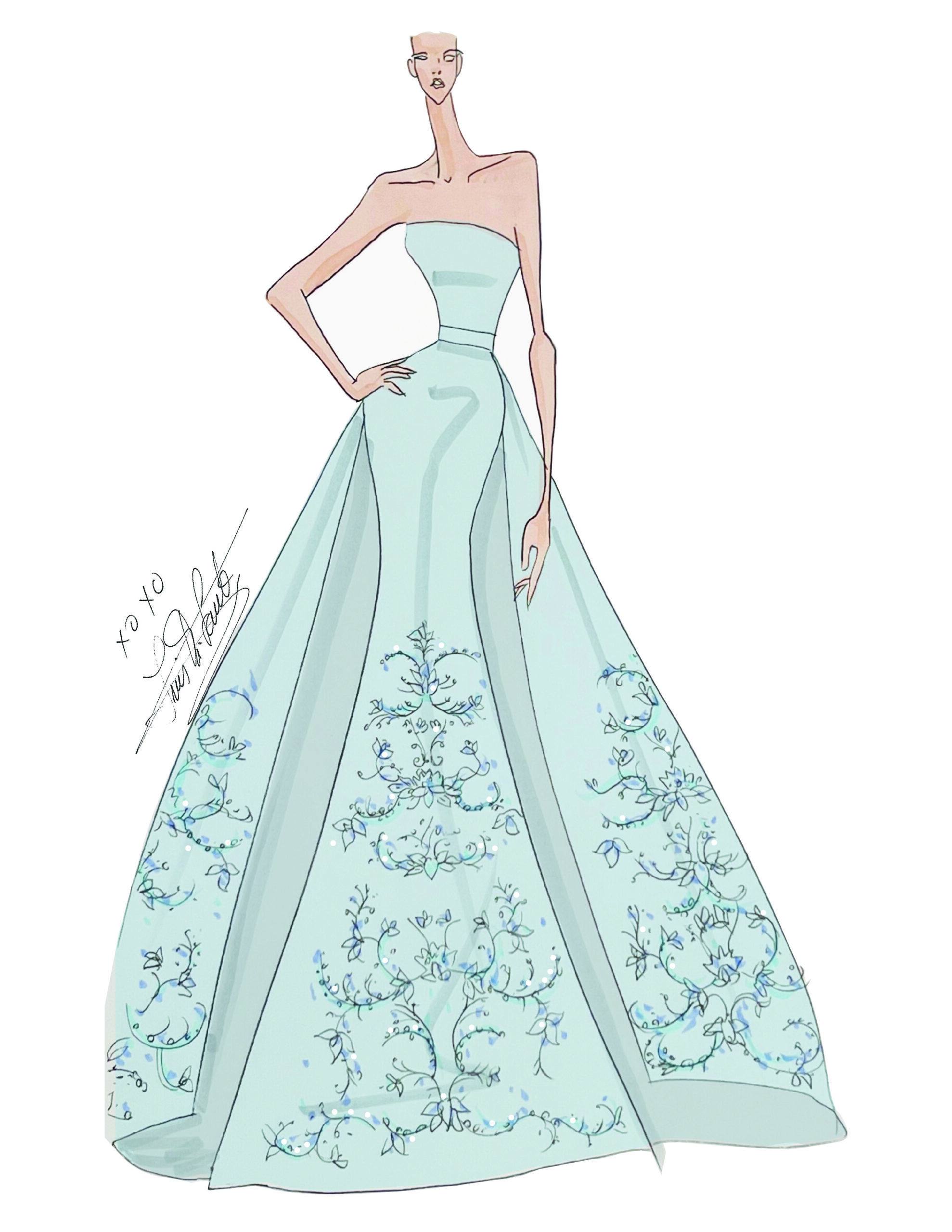 Ines Di Santo SS24 Sketch
