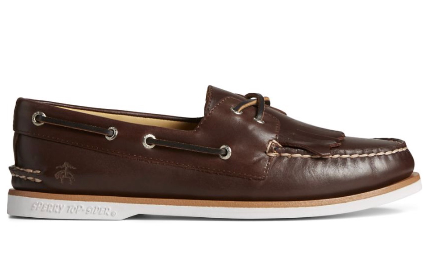 Classic Brown Sperry Brooks Brothers Authentic Original Kiltie Boat Shoe