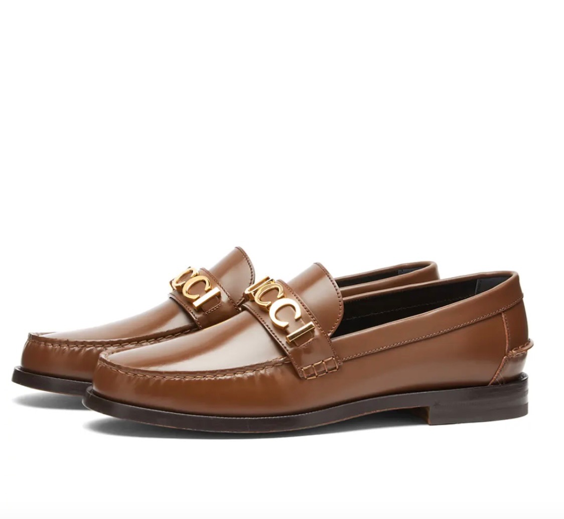 GUCCI CARA LOGO SNAFFLE LOAFER courtesy of endclothing.com