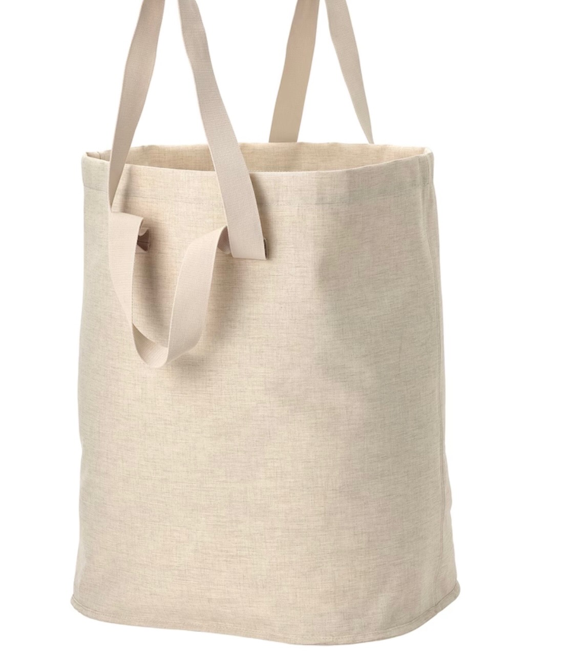 Ikea PURRPINGLA Beige Laundry Bag Courtesy of IKEA.com