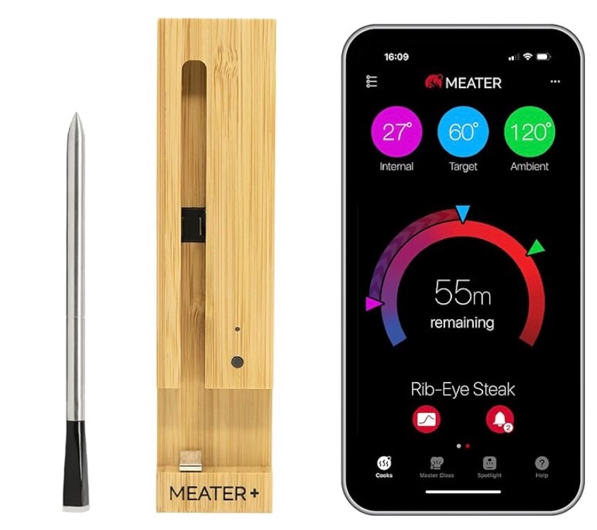 MEATER Plus Long Range Wireless Smart Meat Thermometer Courtesy of amazon.com