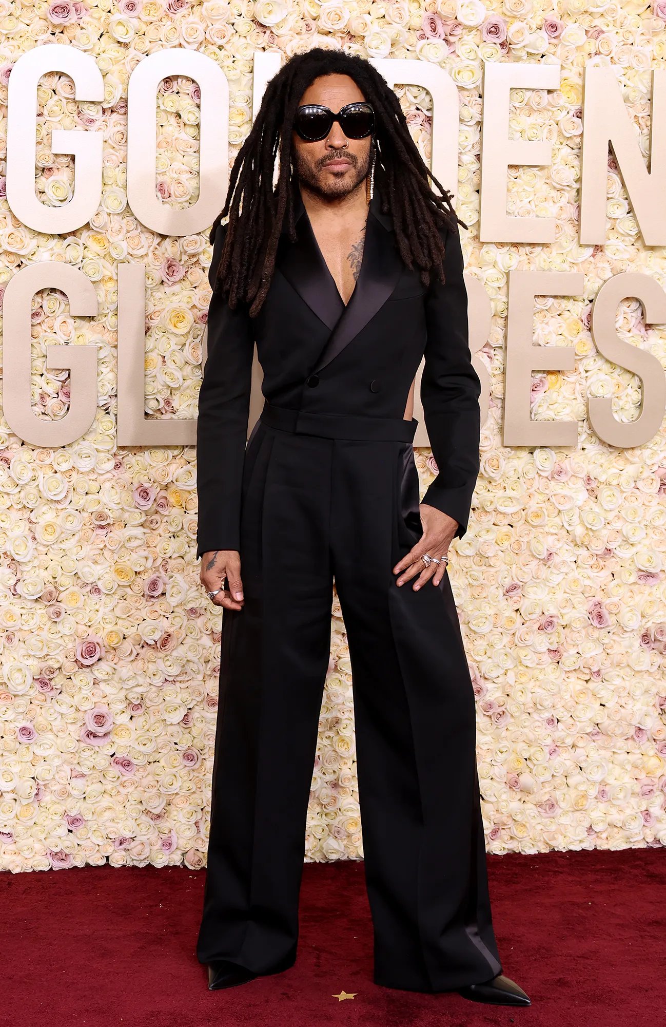 Golden Globes 2024 lenny kravitz Getty — image courtesy of Getty Images