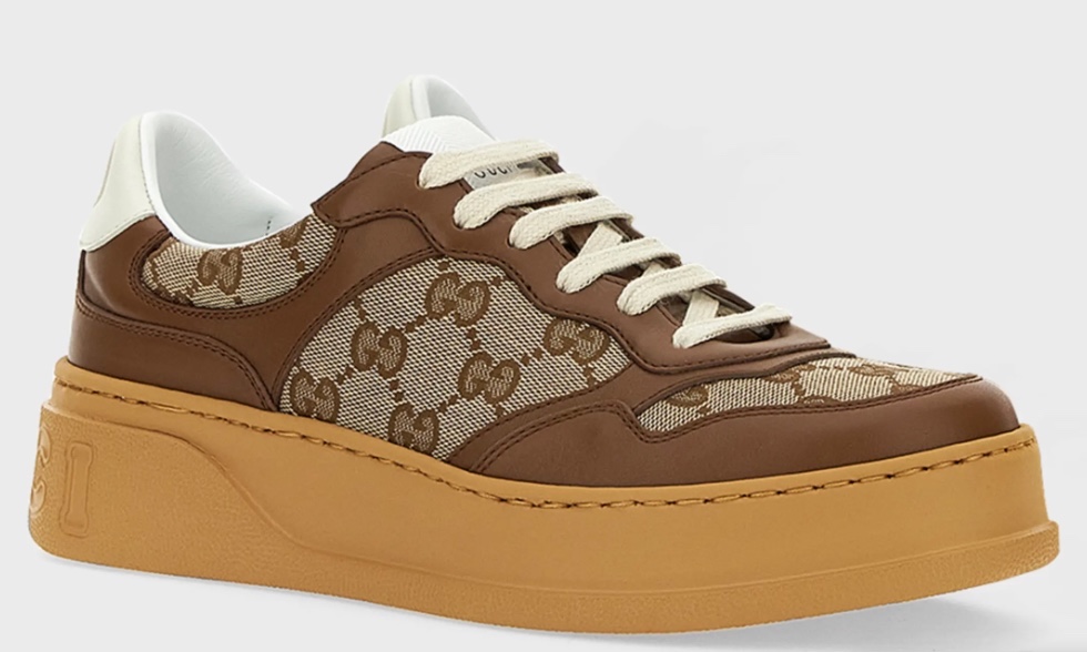 Gucci GG Canvas Low Top Sneakers courtesy of neimanmarcus.com