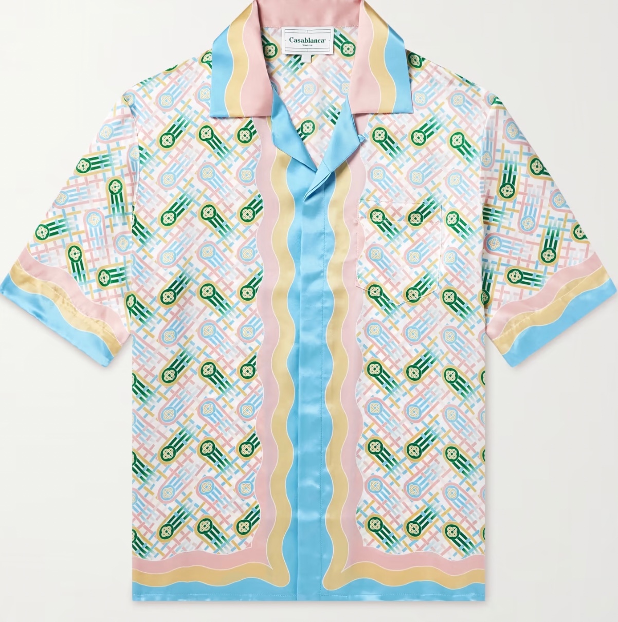 Casablanca Ping Pong Printed Silk Shirt courtesy of mrporter.com