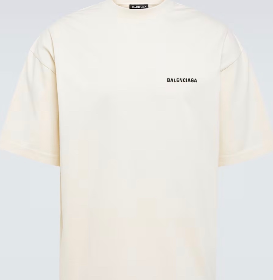 Balenciaga cotton jersey shirt courtesy of mytheresa.com