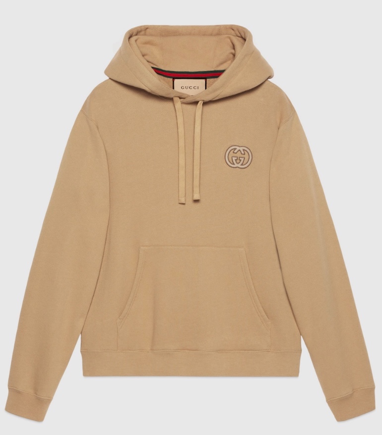 COTTON JERSEY HOODED SWEATSHIRT courtesy of gucci.com
