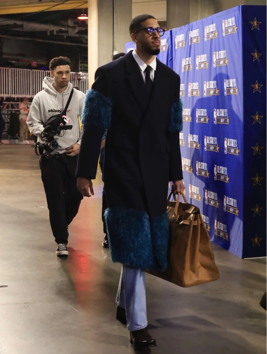 Jaylen Brown In Vanson Leathers courtesy of ARRIA WOOLCOOK