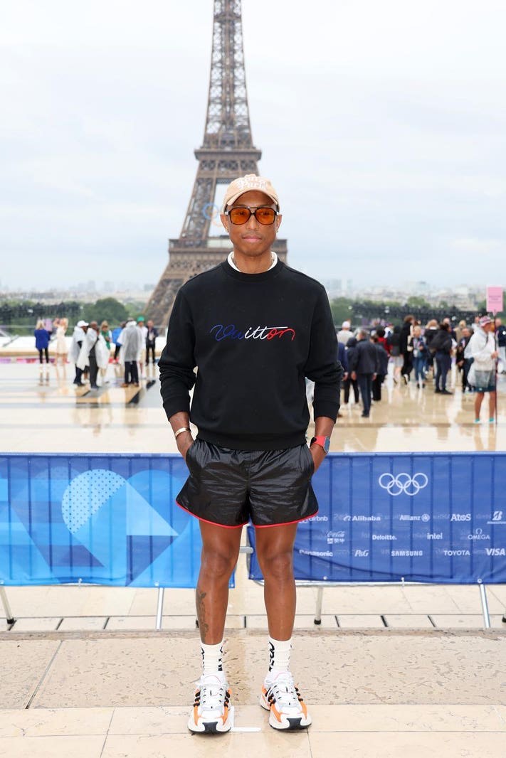 Pharrell Olympics — image courtesy of Getty Images