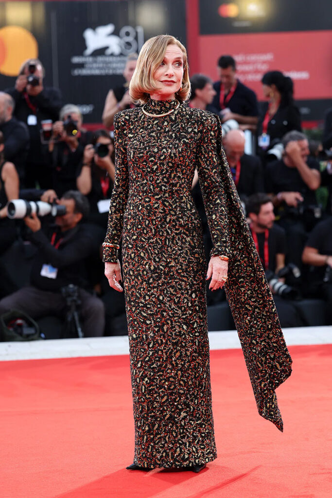 Isabelle Huppert — image courtesy of red-carpetfashionawards.com