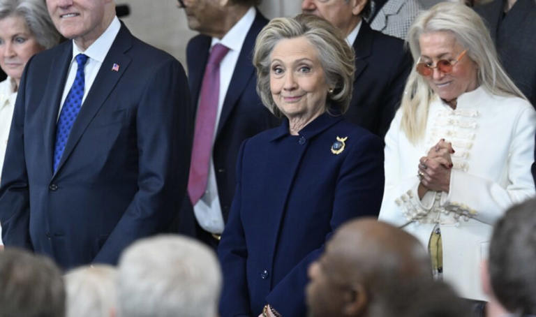 2025 Inauguration Hillary Clinton — image courtesy of msn.com