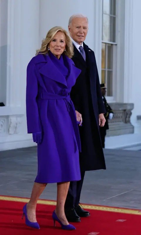 2025 Inauguration Dr Jill Biden — image courtesy of Reuters/Getty Images