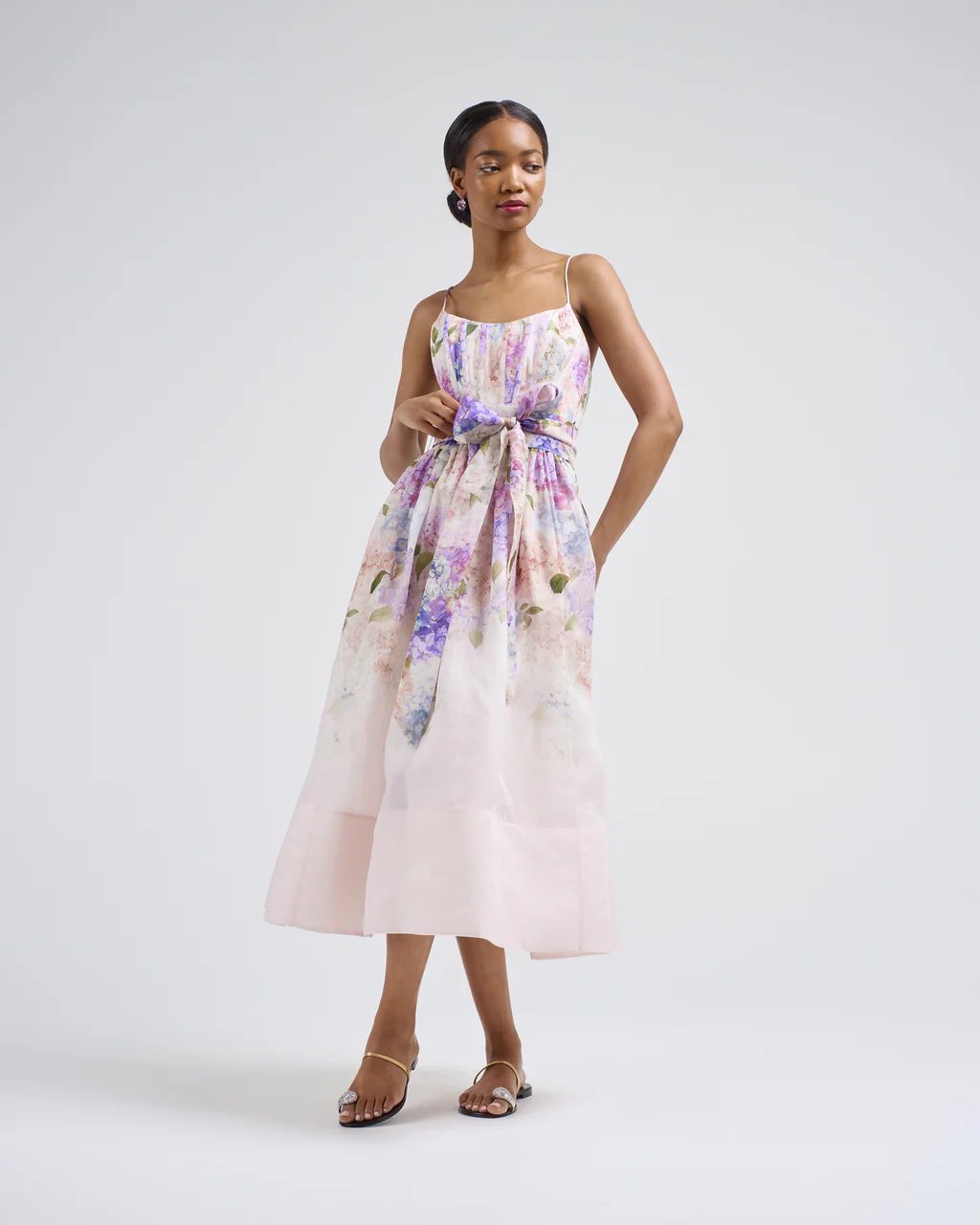 dawning corset dress multi hydrangea 1