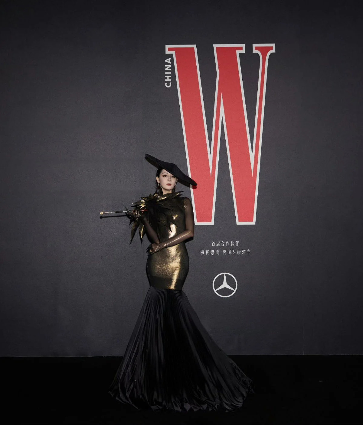 Celebrity Fashion Sightings Dilraba Wore Robert Wun Couture To The W China Annual Gala 2025 redcarpetfashionawards — image courtesy of red-carpetfashionawards.com