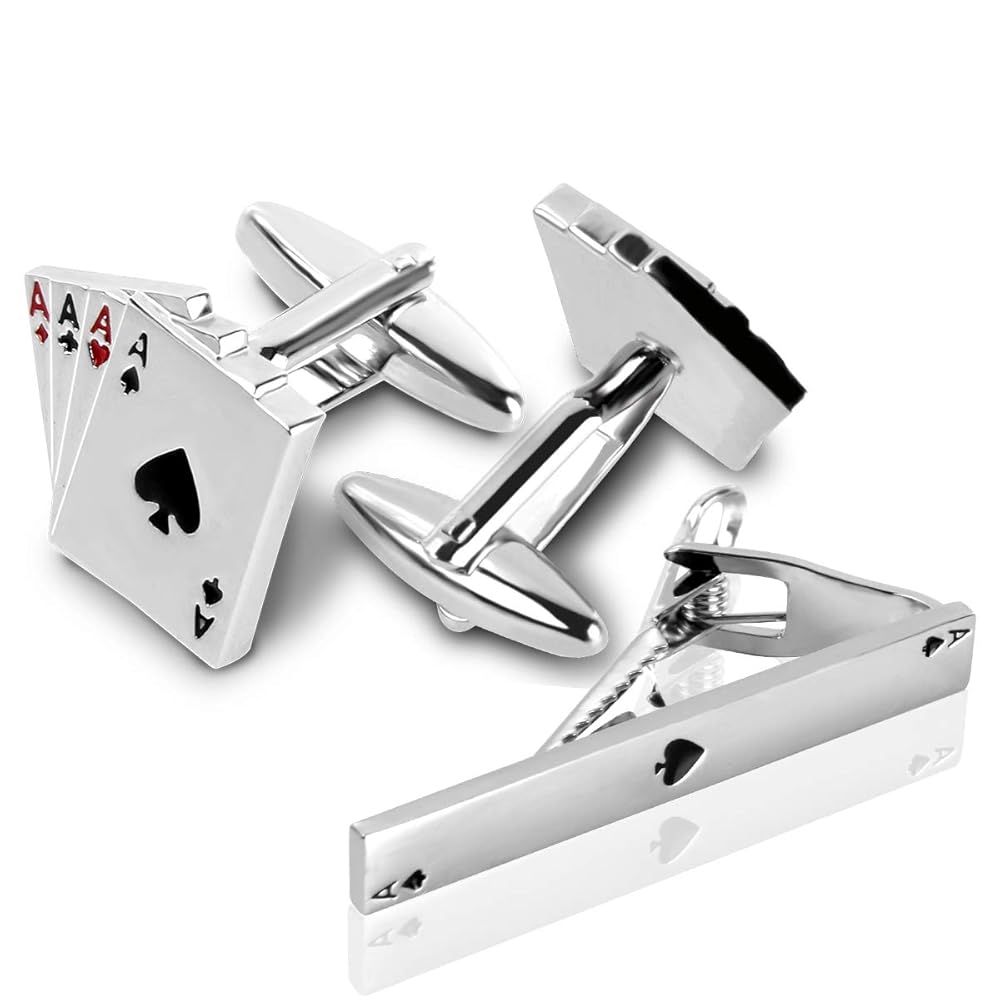 Poker cufflinks Amazon — image courtesy of amazon.com