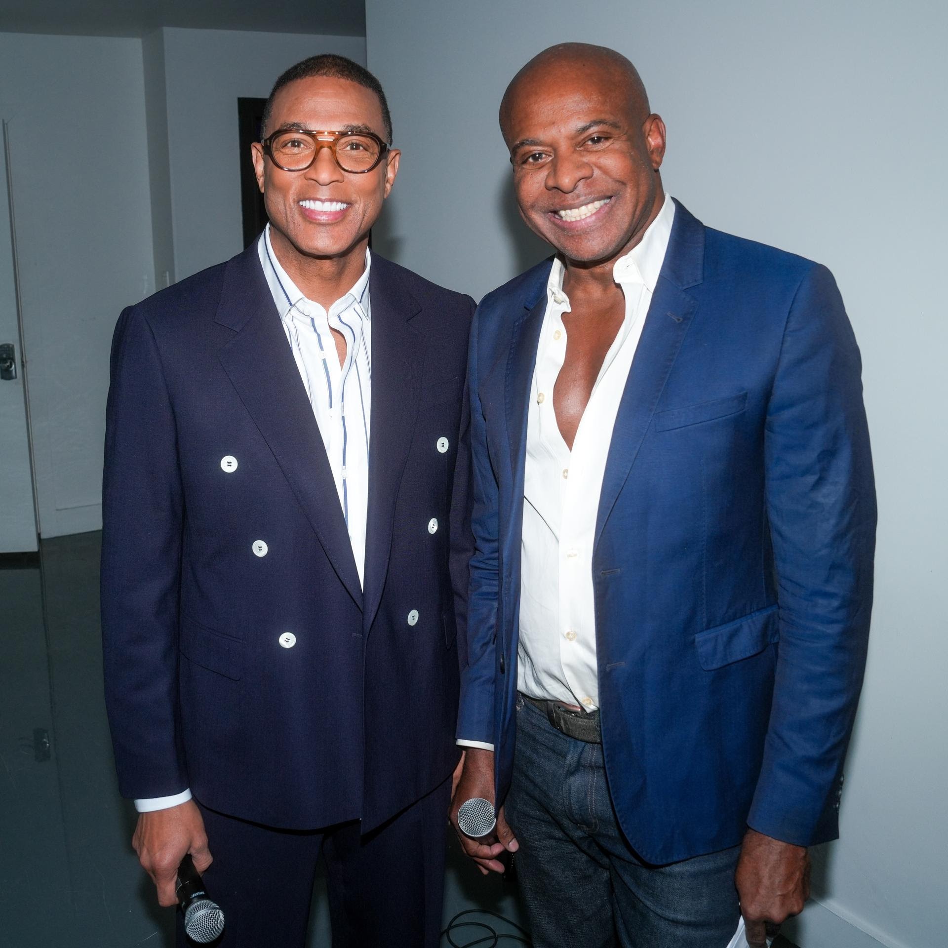 Blue Jacket Fashion Show Freddie Anderson Don Lemon Spotlight Hamptons — image courtesy of spotlighthamptons.com