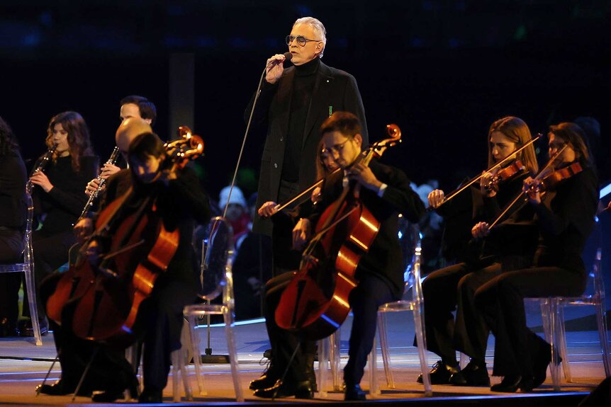 Bocelli — image courtesy of nbc.com