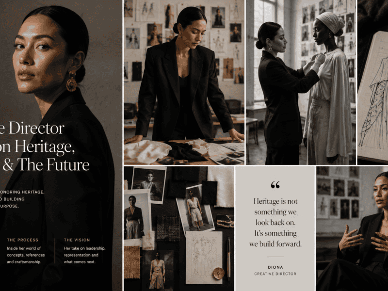 A fashion professional sharing insights on heritage, identity, and future trends in the fashion industry.