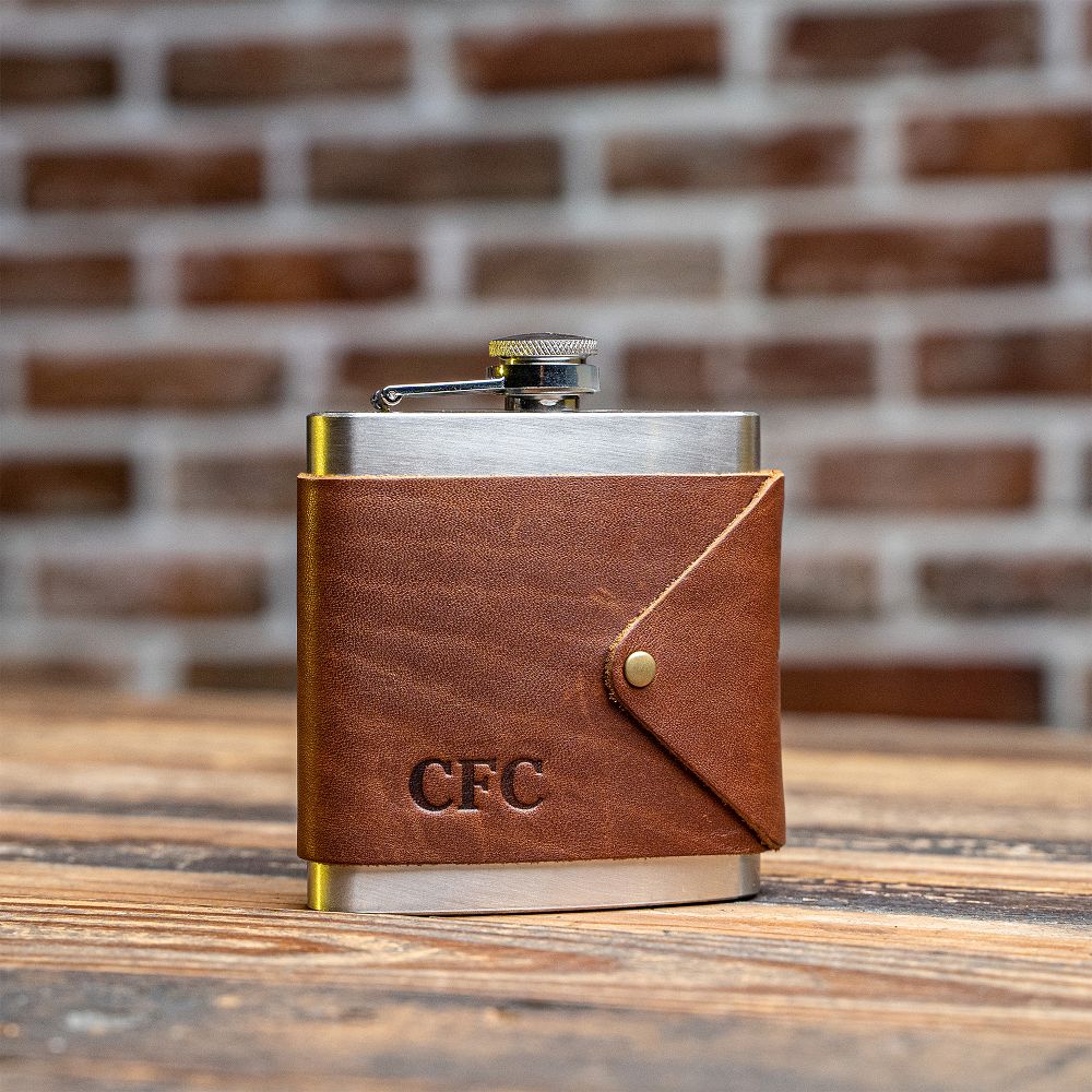 holtz leather flask z Marks and Specer